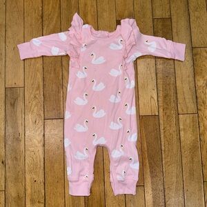 Baby Girl’s Monica + Andy long sleeve onesie